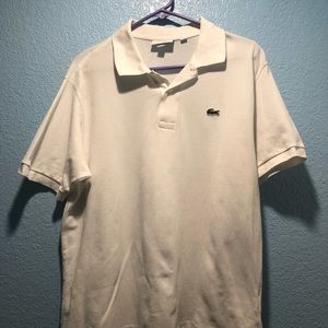 COPY - White Lacoste polo